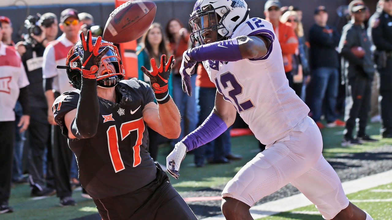 Hubbard's 223 yards, 2 TDs lead Oklahoma St past TCU 34-27